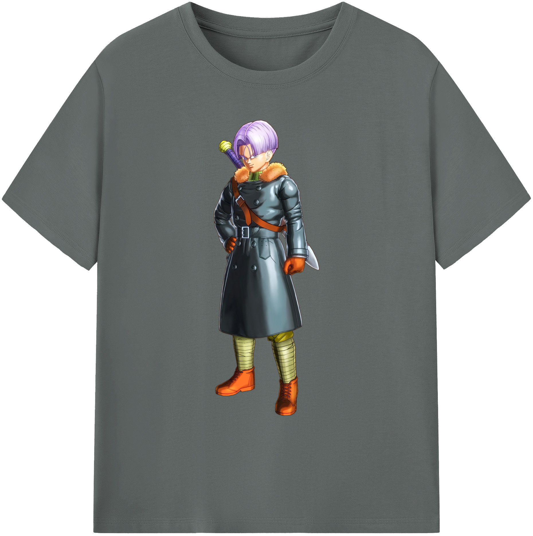 （画像用） ドラゴンボール トランクス（Torankusu）DRAGON BALL Trunks 綿100％ メンズ半袖Tシャツ｜肌触りやわらか＆通気性